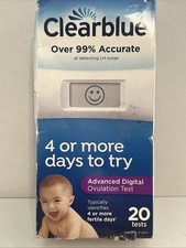 Clearblue Advanced Digital Ovulation Predictor Kit - 20 Count Ex 11/30/25 FS