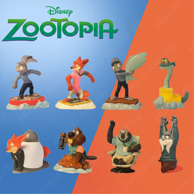 🦊 McDonald's Disney Zootopia 2 Happy Meal Toy 2025 Complete Set