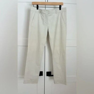 S Max Mara Khaki ( Beige) Straight Leg Casual Trousers EUC US 10