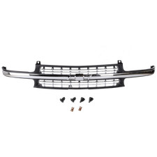 Grille For 99-2002 Chevrolet Silverado 1500 2000-2006 Tahoe Black Plastic Grille For 99-2002 Chevrolet Silverado 1500 2000-2006 Tahoe Black Plastic