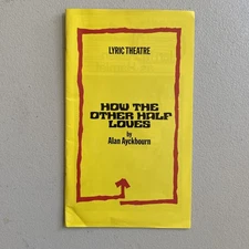 1970 Lyric Theatre/How The Other Half Loves Off Broadway Robert Morley UK