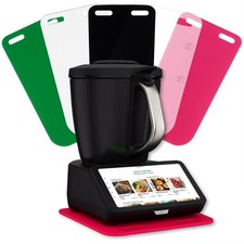 Acryl Gleitbrett für Thermomix TM7 46x25cm stabiler Stand & leichtes Verschieben