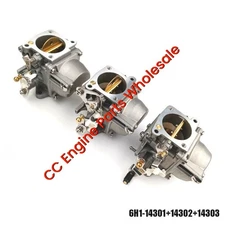Carburetor Assy Set 6H1-14301/14302/14303 For Yamaha 90HP Outboard