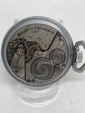 1920 Elgin 290 7J 16s Side Winder Pocket Watch Is Running