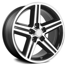 For Chevy Camaro 67-92 Iroc Gloss Black W Machined Face 16x8 Alloy Factory Wheel