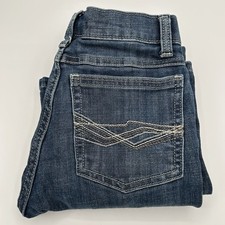 WRANGLER 20X Jeans Boys 11 Slim Blue Vintage Bootcut Slim Fit Stretch Adjustable