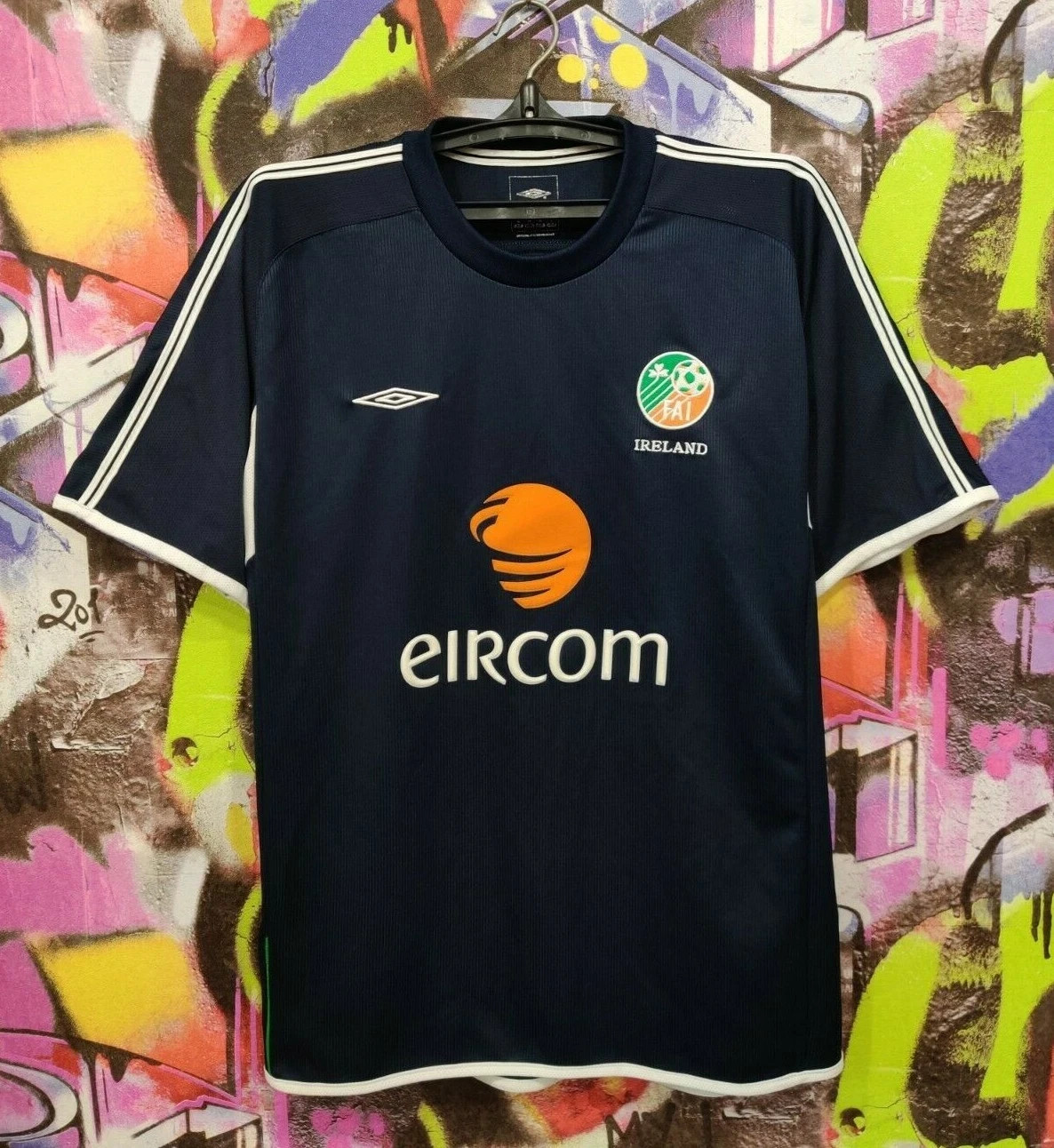 Republic of Ireland 2001 2002 Shirt Soccer Jersey Vintage Umbro Men's size M