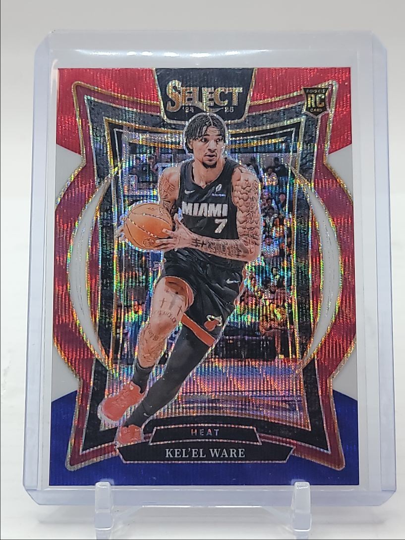 KEL'EL WARE 2024-25 SELECT CONCOURSE ROOKIE TRI-COLOR PRIZM HEAT RC Q3701