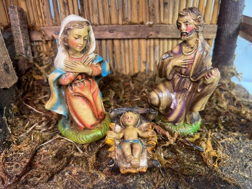 Vintage Krippenfiguren handbemalt Depose Italien Fontanini - Bild 4 von 23