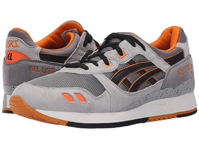 asics gel lyte iii grey black