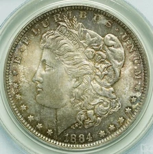 1884 O Morgan Dollar PCGS MS-64 OGH