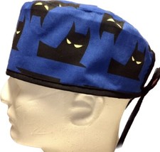 DC Comics Batman Yellow Eyes Scrub Hat Chemo Cap