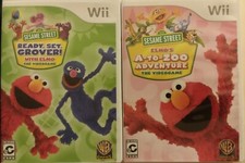 Sesame Street: Elmos A-to-Zoo Adventure & Ready Set Grover Nintendo Wii GD fr/sh