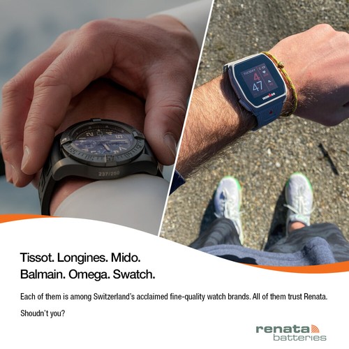 Renata 319 SR527SW 1.55V Silver Oxide Watch (50 Batteries) - Made in Switzerland - Picture 7 of 8