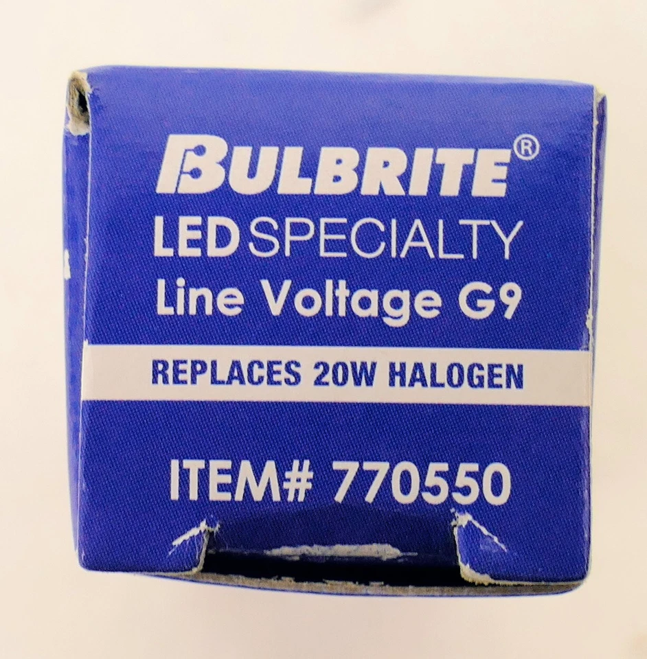 Box of 50 Bulbrite LED3G9/WW 3 Watt LED T4 G9 Bulbs 120V 20W Halogen Equivalent - Image 4 of 4