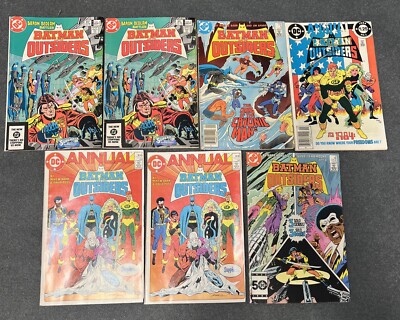 1983-1985 Batman and the Outsiders Comic Book Lot #1 2 6 21, All Near ...