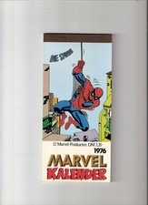 WILLIAMS: MARVEL CALENDAR 1976! EXTREMELY RARE! FRESH FROM THE PRESS! UNCIRCULATED SPIDER