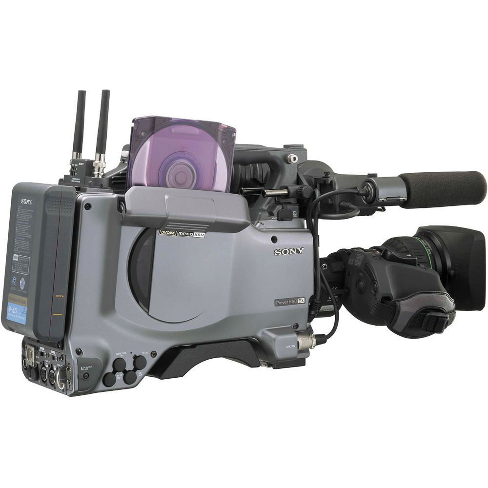 Sony PDW-530P Xdcam Canon J16x8a B4 Lens Top light battery