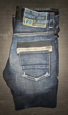 FREESOUL Jeans Schlag Hüfthose 90er Jahre Größe 27 Vintage 100% Baumwolle KILLAH
