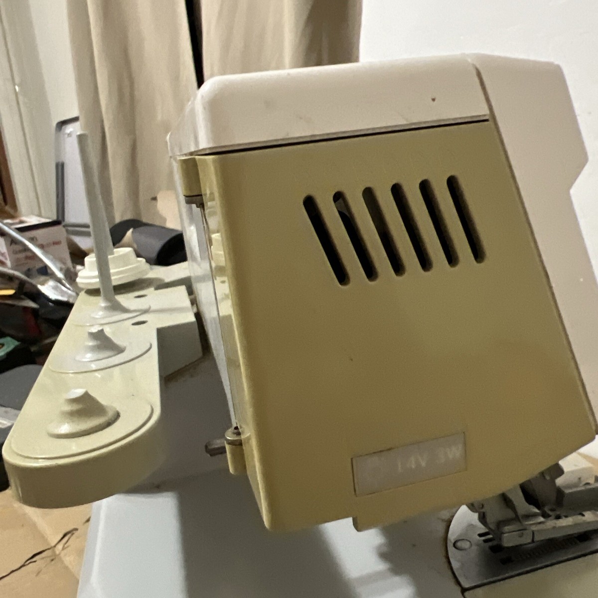 Elna lock PRO 5 DC SERGER SEWING MACHINE complete working | eBay