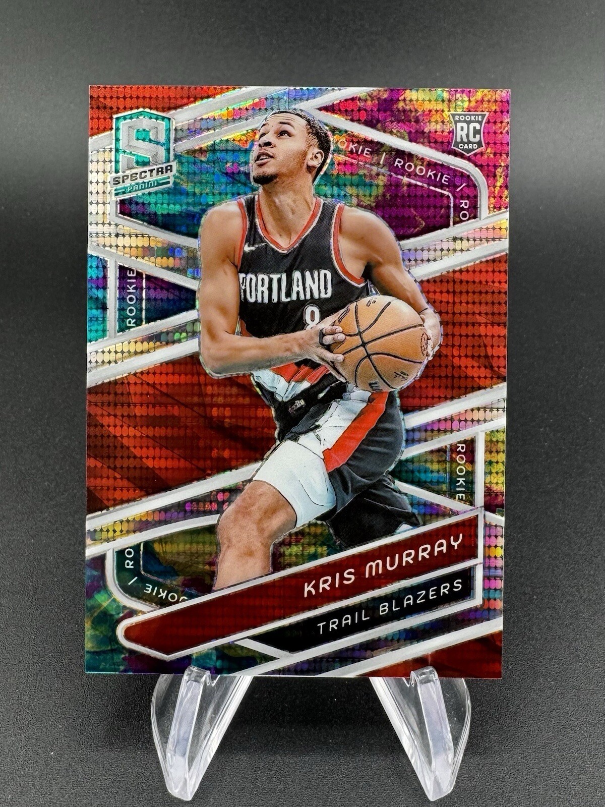 2023-24 Kris Murray RC /125 Spectra Celestial Rookie Prizm #144 | Trail Blazers