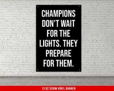 Gym Motivational Banner - Inspirational Fitness Wall Art