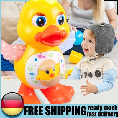 Early Educational Toy Baby Musical Duck Toy Interactive Baby Duck Toy Kids Gifts