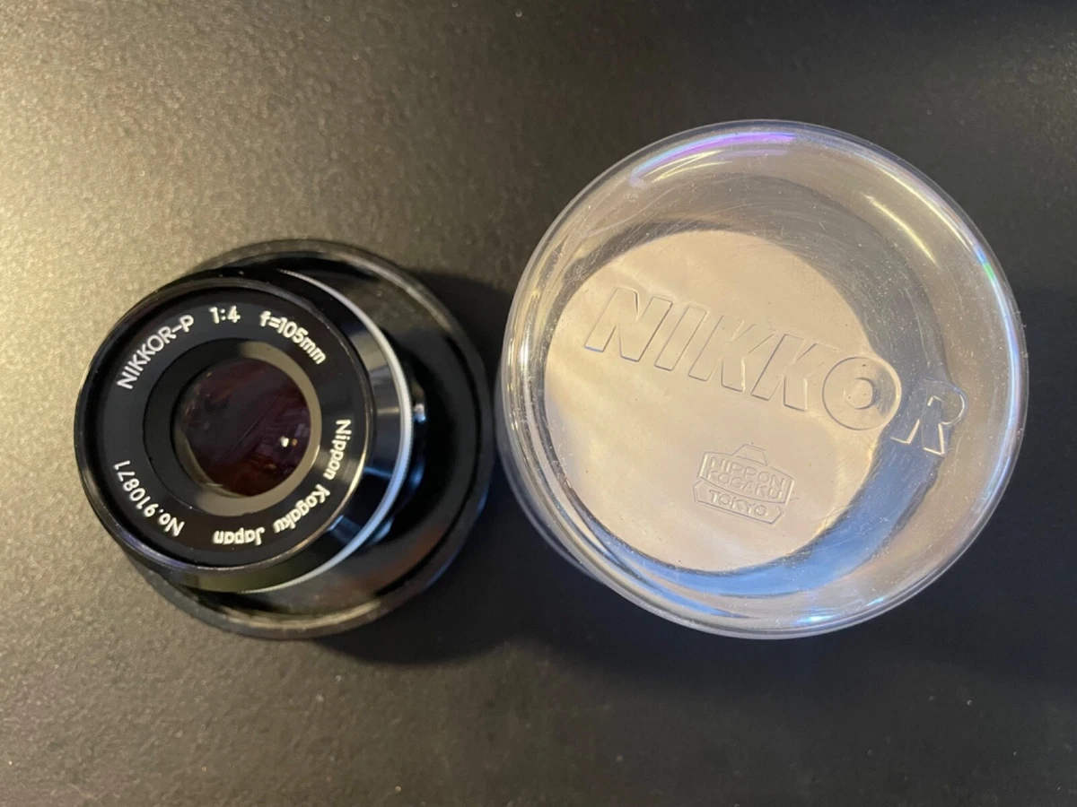 Nikon NIKKOR f/4 Camera Lenses 105mm Focal for sale | eBay