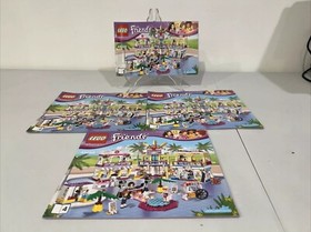 LEGO Friends 41058: Heartlake Shopping Mall Manuals 1,2,3 & 4 MANUALS ONLY Set 4