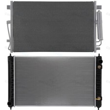 Aluminum Radiator & AC Condenser Cooling Kit for 2009-2013 Nissan Altima Maxima