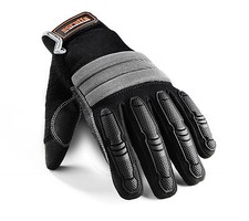 SCRUFFS Shock Impact Work Gloves Sizes L XL CE Rated Gel Padded Anti Vibration