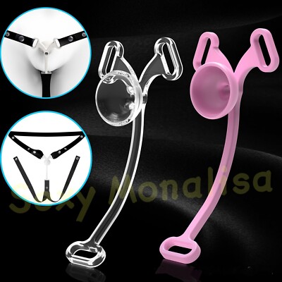 Resin Male Chastity Device Inverted Cage for Men with Black Locking Belt CC588