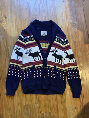Urban Outfitters Men's Christmas Cardigan Sweater Size Medium