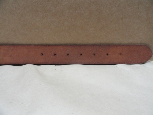 Vintage Hunter 27-127-S Brown Leather Ammo Belt 34" long New Old Stock - Picture 9 of 9