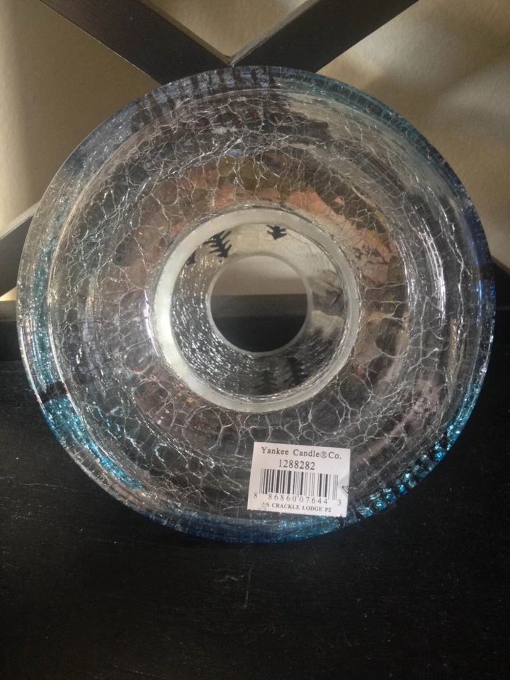Yankee Candle LODGE CRACKLE sombra ~ cabina cola de gato lago pantano - difícil de encontrar Foto 2 de 4