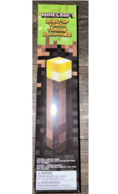 Four colors Minecraft Light Up Torch Mojang Think Geek Carry /Wall.High:29CM