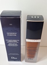Image of DIOR DIORSKIN FOREVER PERFECT EVERLASTING FOUNDATION 080 EBONY 30ml NEW