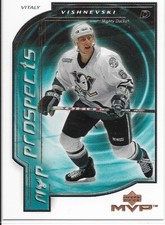 2000-01 Upper Deck MVP VITALY VISHNEVSKI rookie card #184