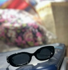 Retro Small Oval Sunglasses Women