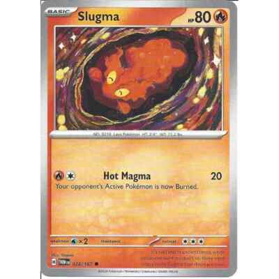 Pokemon Slugma 028/167 (Common) - Twilight Masquerade