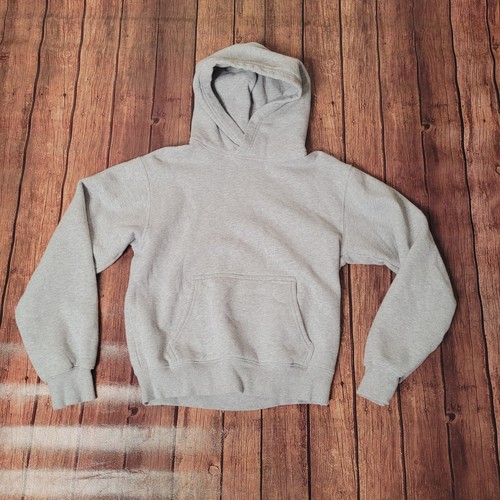 Aritzia Tna Hoodie Womens XS Light Gray Cozy Fleece Pullover Kangaroo Pocket