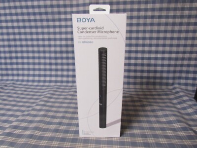 Boya BY-BM6060 Super Cardioid Shotgun Microphone (Open Box) FAST FREE SHIPPING.