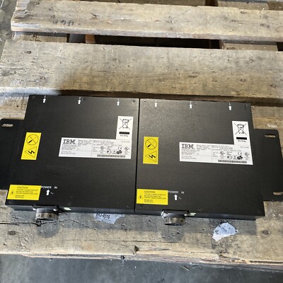 (2) IBM 3 Outlet 9306-RTP Server Power Brick Distribution Unit 39Y8912 Computer