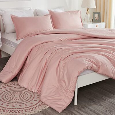Pink Comforter Set Full Size for Girls, Pieces Full (79