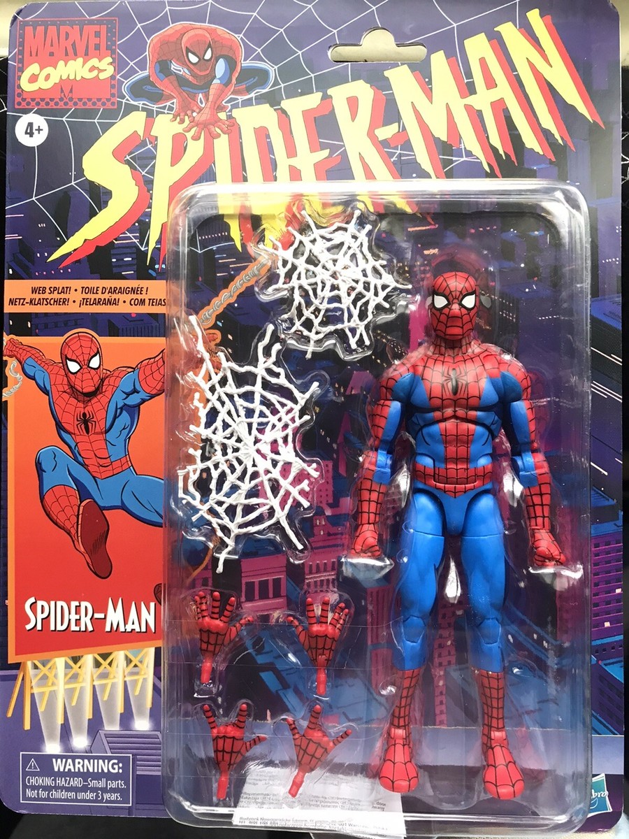Marvel Legends SpiderMan Retro cel Shaded Walmart Exclusive IN