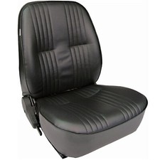 Procar 1400 Series Vintage-style Vinyl Low Back Seat Passenger Side Black