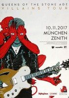 Queens Of The Stone Age - Villains, MüNchen 2017 | Konzertplakat | Poster