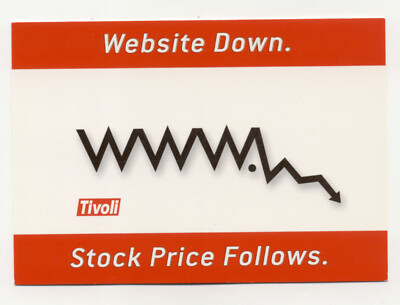 Tivoli Systems Unused Rack Card Free Card Advertising Postcard