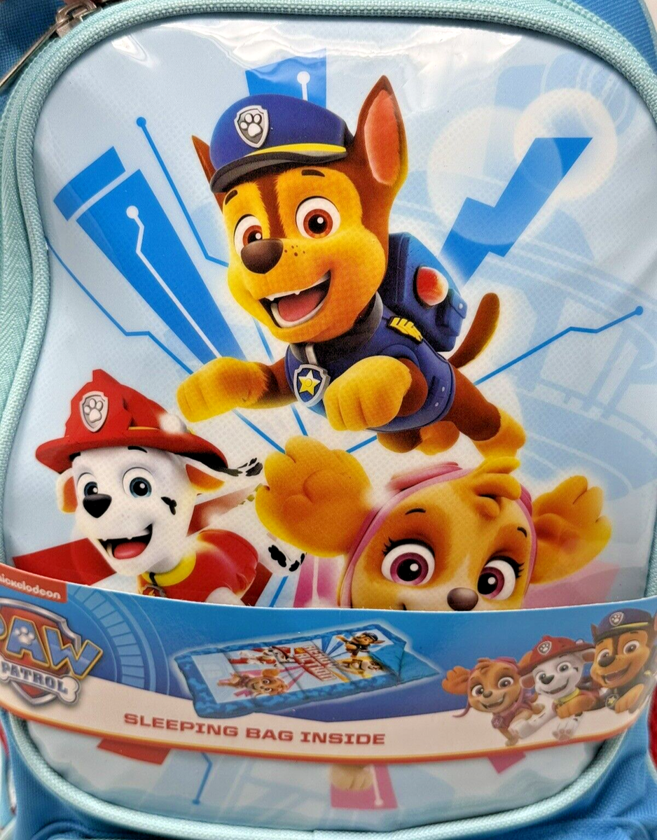 Exxel Outdoors Paw Patrol Piece Indoor Outdoor Sleeping Bag Kit with  Backpack - Main Image