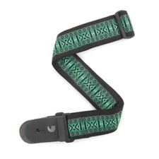 D'Addario Woven Guitar Strap; Monterey green